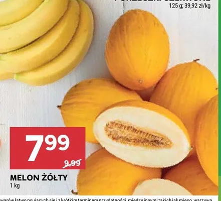 Melon żółty promocja w Stokrotka