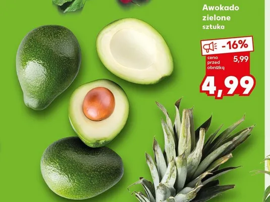 Awokado zielone promocja w Kaufland