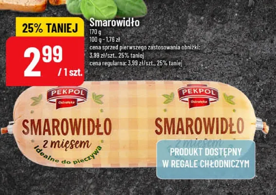 Smarowidło z mięsem PEKPOL promocja w POLOmarket