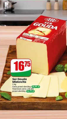 Ser Gouda Mlekovita promocja w Dino
