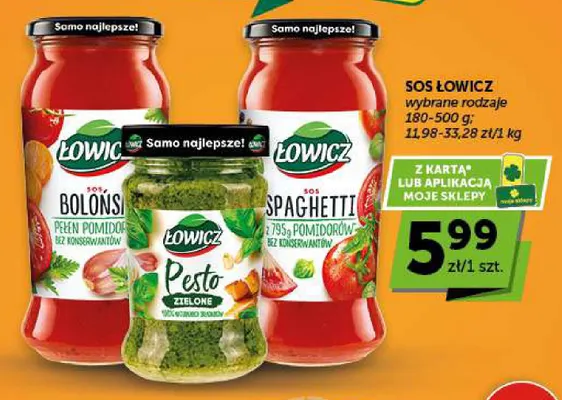 Sos boloński Łowicz promocja w Euro Sklep