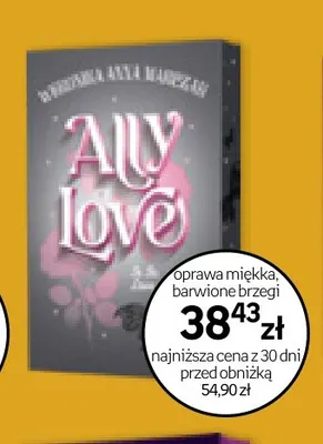 Książka Ally love Weronika Anna Marczak promocja w Empik