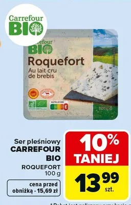 Ser pleśniowy Roquefort promocja w Carrefour