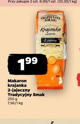 Makaron krajanka 2-jajeczny Tradycyjny Smak promocja w Netto