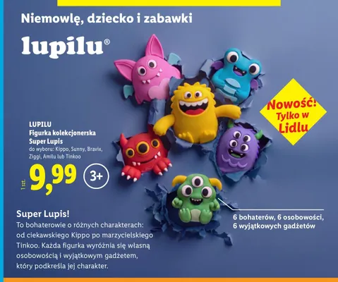 Figurka kolekcjonerska Super Lupis Ziggi Lupilu promocja w Lidl