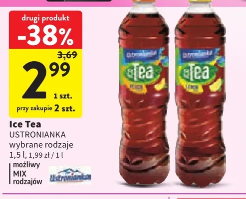 Ice Tea Ustronianka promocja w Intermarche