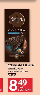 Czekolada Premium Wawel Gorzka promocja w Selgros