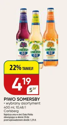 Piwo Somersby promocja w Chata Polska