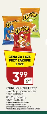 Chrupki Cheetos ketchup promocja w Chata Polska