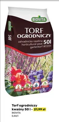 Torf ogrodniczy kwaśny promocja w Bricomarche
