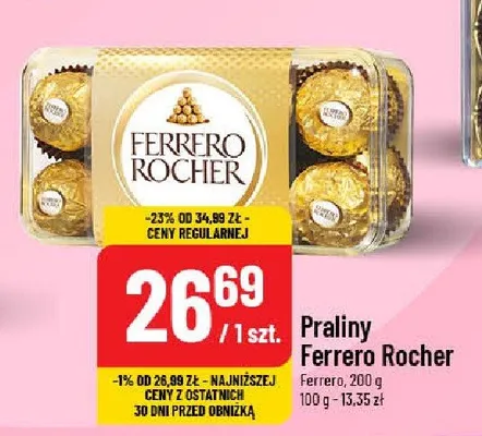 Praliny Ferrero Rocher promocja w POLOmarket
