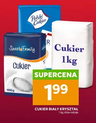 Cukier biały kryształ Polski Cukier promocja w Stokrotka
