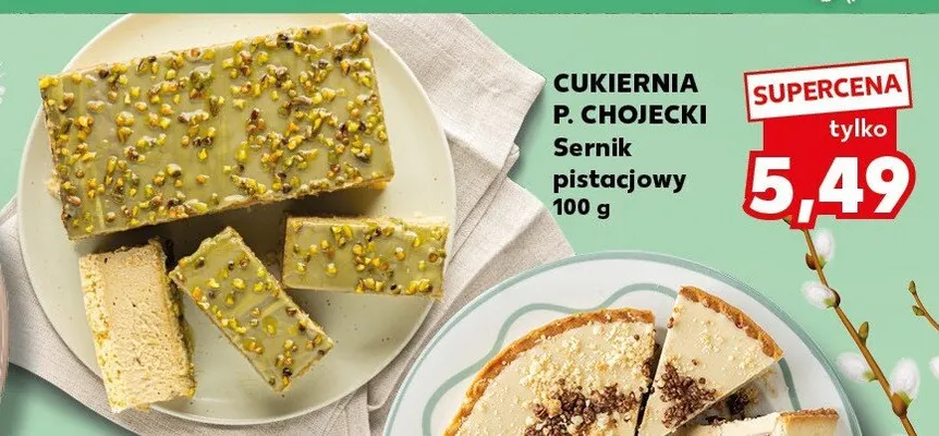 Sernik pistacjowy promocja w Kaufland