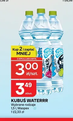 Napój Kubuś Waterrr promocja w Chorten