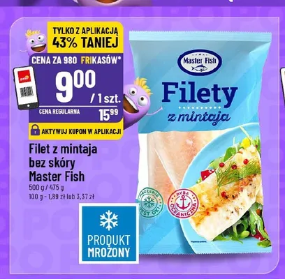 Filet z mintaja bez skóry Master Fish promocja w POLOmarket