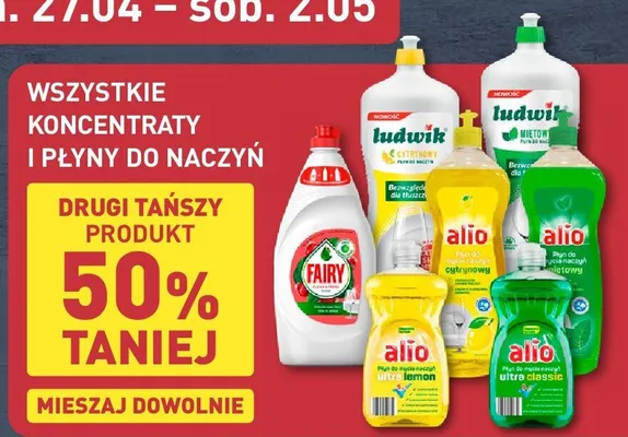 Płyn do naczyń Alio cytrynowy promocja w Aldi