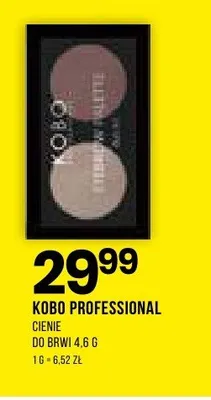 Cienie do brwi Kobo Professional promocja w Drogerie Natura