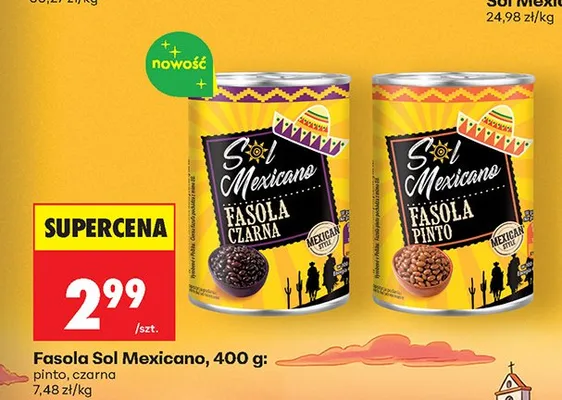 Fasola czarna Sol Mexicano promocja w Biedronka