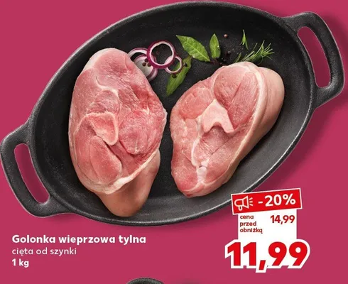 Golonka wieprzowa tylna cięta od szynki promocja w Kaufland