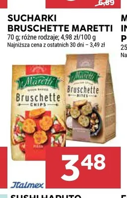 Sucharki Bruschette Maretti o smaku pomidorowym promocja w Stokrotka