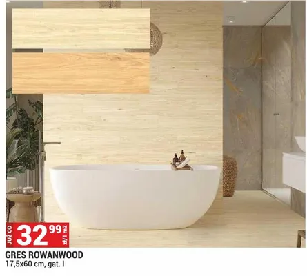 Gres ROWANWOOD 17,5x60cm gat. I promocja w Merkury Market