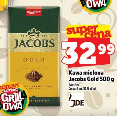 Kawa mielona Jacobs Gold promocja w TOPAZ