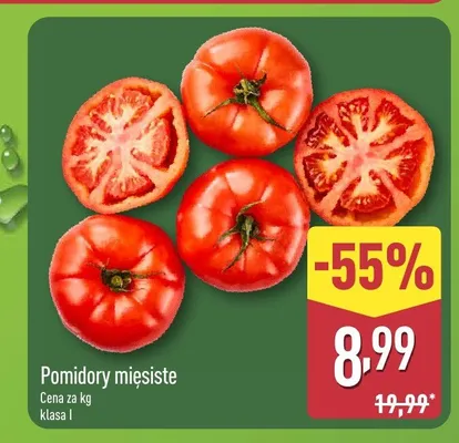 Pomidory mięsiste promocja w Aldi