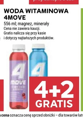 Woda witaminowa 4MOVE Magnez promocja w Stokrotka