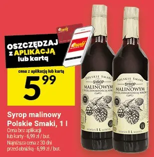 Syrop malinowy Polskie Smaki, 1 l promocja w Twój Market