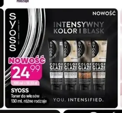 Toner do włosów Syoss promocja w Drogerie Koliber
