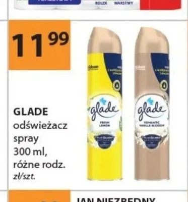 Odświeżacz powietrza w sprayu Glade promocja w Drogerie Laboo