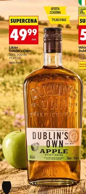 Likier Dublin's Own Honey promocja w Biedronka