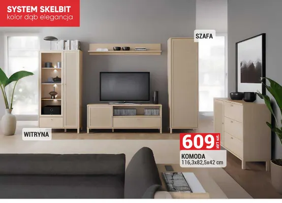 Komoda Skelbit promocja w Merkury Market