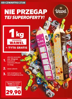 Cukierki Wawel na wagę promocja w Kaufland