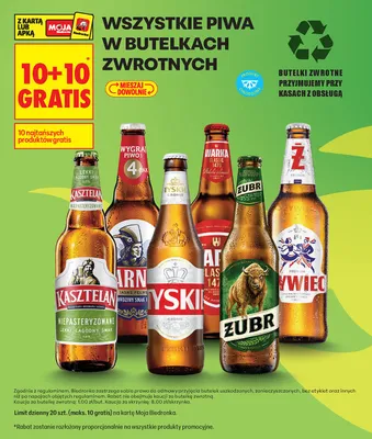 Piwo Żubr promocja w Biedronka