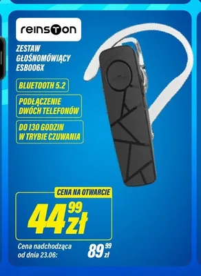 Zestaw głośnomówiący Reinston ESB006X promocja w RTV EURO AGD