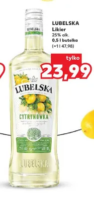 Likier Lubelska Cytrynówka 25% alk. promocja w Kaufland