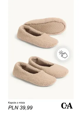 Kapcie z misia C & A promocja w C&A