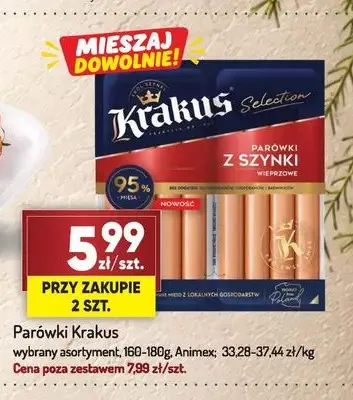 Parówki Krakus promocja w Avita