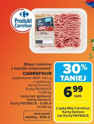 Mięso mielone promocja w Carrefour