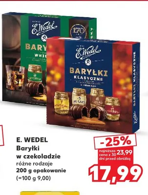 Baryłki w czekoladzie E.Wedel promocja w Kaufland