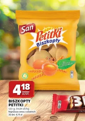 Biszkopty Petitki San promocja w Stokrotka