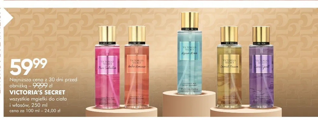 Mgiełka do ciała i włosów VICTORIA'S SECRET Love Spell promocja w Super-Pharm