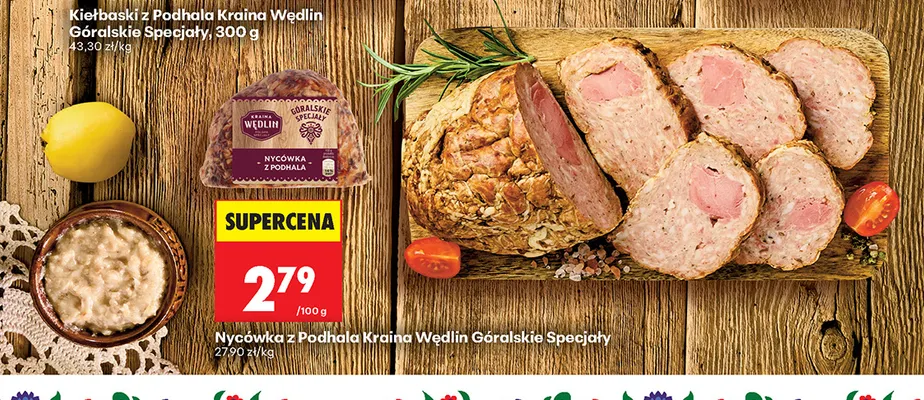 Nycówka z Podhala Kraina Wędlin Góralskie Specjały promocja w Biedronka