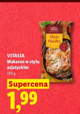 Makaron w stylu azjatyckim Vitasia promocja w Lidl
