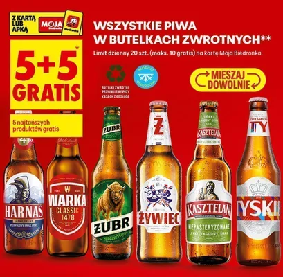 Piwo Żywiec Premium promocja w Biedronka