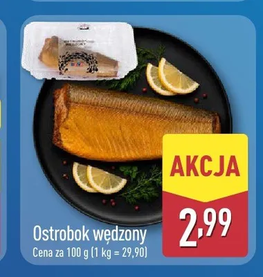 Ostrobok wędzony promocja w Aldi