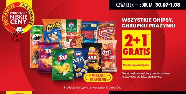 Chrupki Lorenz Monster Munch Original promocja w Biedronka