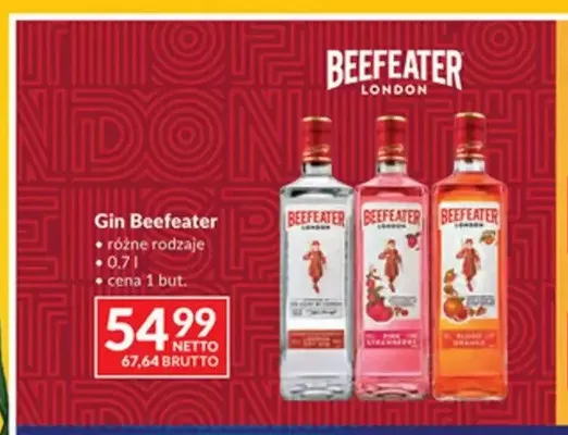 Gin Beefeater London Dry Gin promocja w Makro
