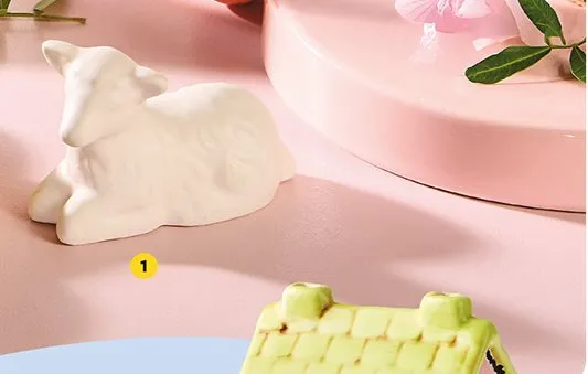 Ceramika figurka zajączka, kurczaczka lub baranka promocja w Biedronka